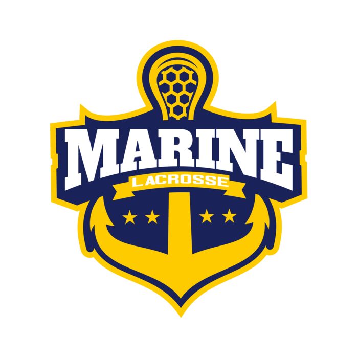 Marine Lacrosse Logo Template Thumbnail