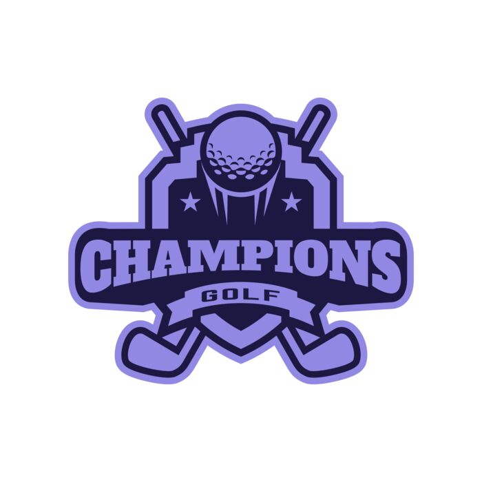 Champions Golf logo template Thumbnail