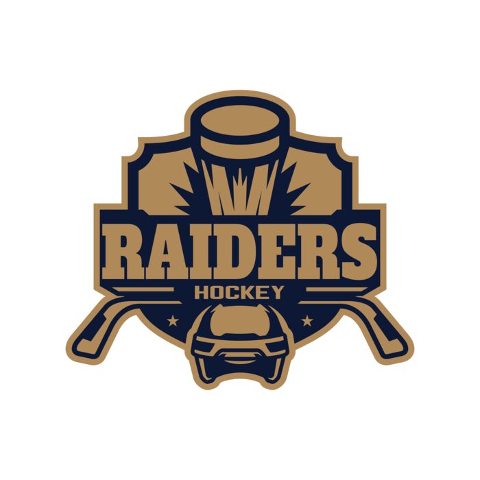 Raiders Hockey logo template Thumbnail