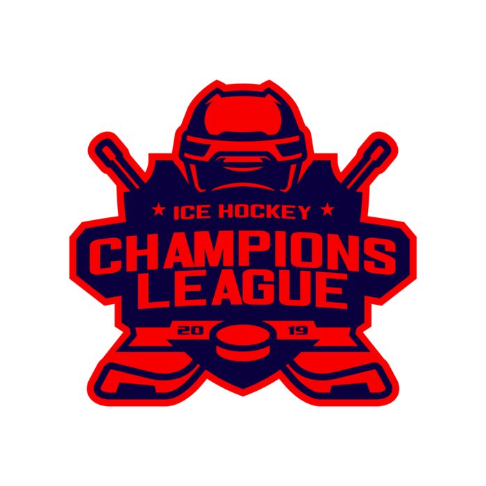 Champions League Ice Hockey logo template Thumbnail