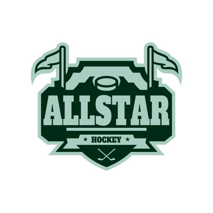 All Star Hockey Tournament logo template 02 Thumbnail