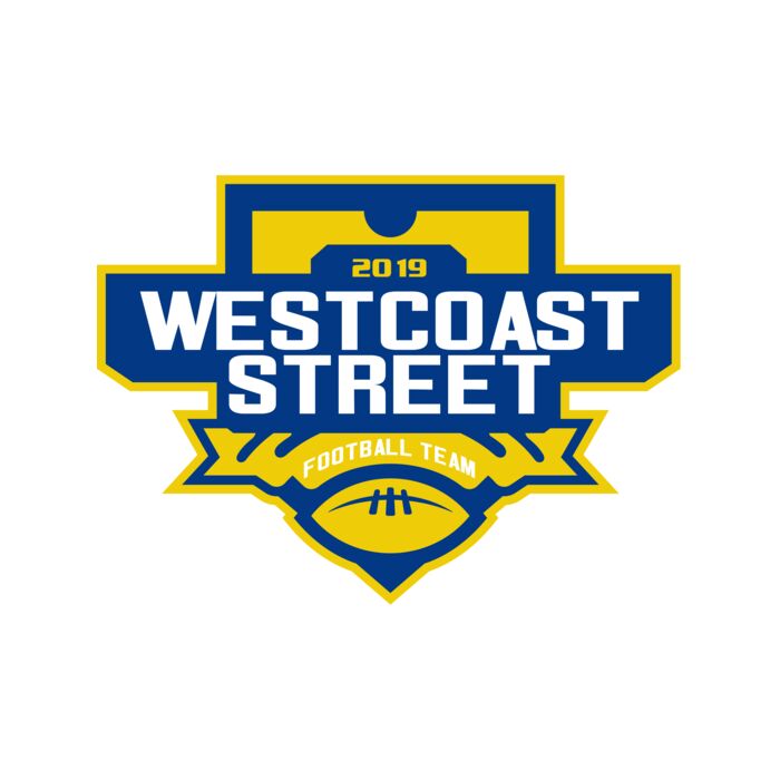 West Coast Street Football League logo template Thumbnail