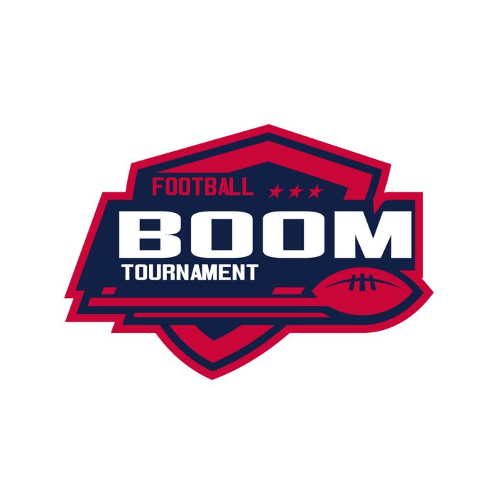 Boom Tournament Football logo template Thumbnail