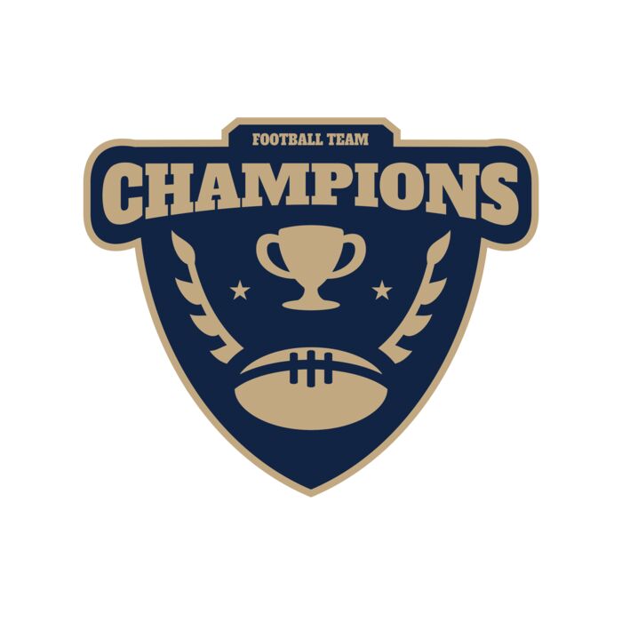 Champions Football Team logo template Thumbnail
