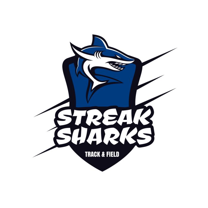 Sharks Track & Field Team Logo 01 Thumbnail